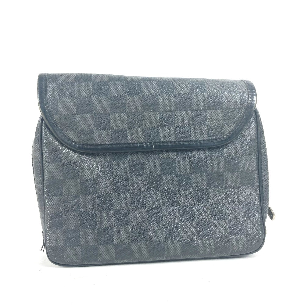 LOUIS VUITTON N41419 ダミエグラフィット トゥルース・サスペンダブル フラップ マルチポーチ ポーチ ダミエグラフィットキャンバス メンズ ブラック