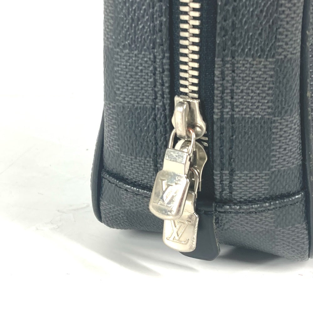 LOUIS VUITTON N41419 ダミエグラフィット トゥルース・サスペンダブル フラップ マルチポーチ ポーチ ダミエグラフィットキャンバス メンズ ブラック