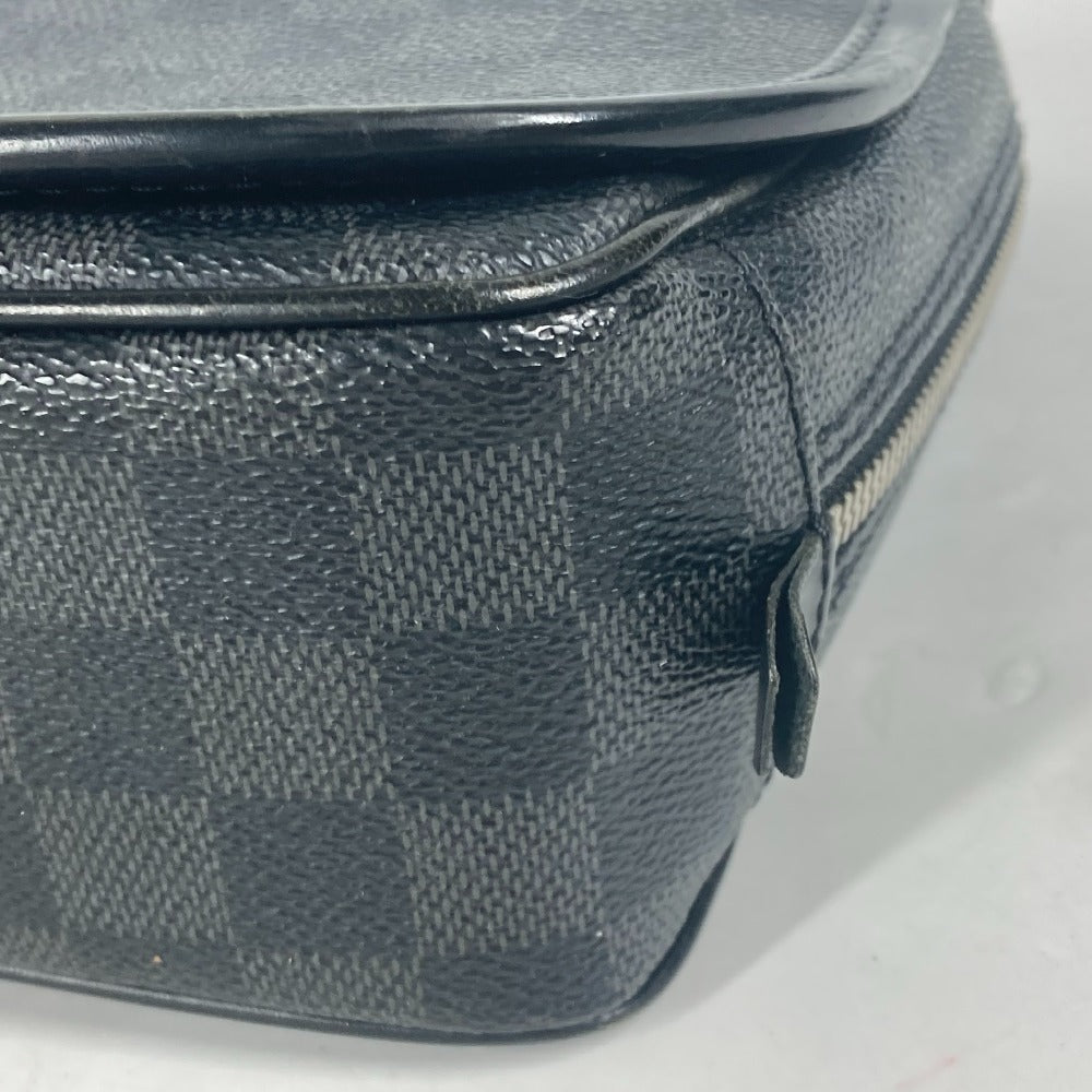 LOUIS VUITTON N41419 ダミエグラフィット トゥルース・サスペンダブル フラップ マルチポーチ ポーチ ダミエグラフィットキャンバス メンズ ブラック