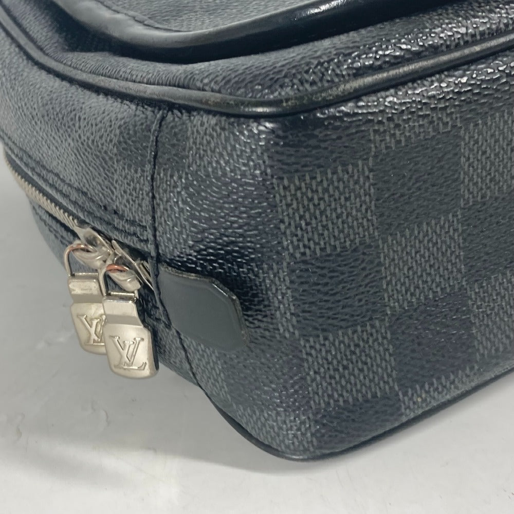 LOUIS VUITTON N41419 ダミエグラフィット トゥルース・サスペンダブル フラップ マルチポーチ ポーチ ダミエグラフィットキャンバス メンズ ブラック
