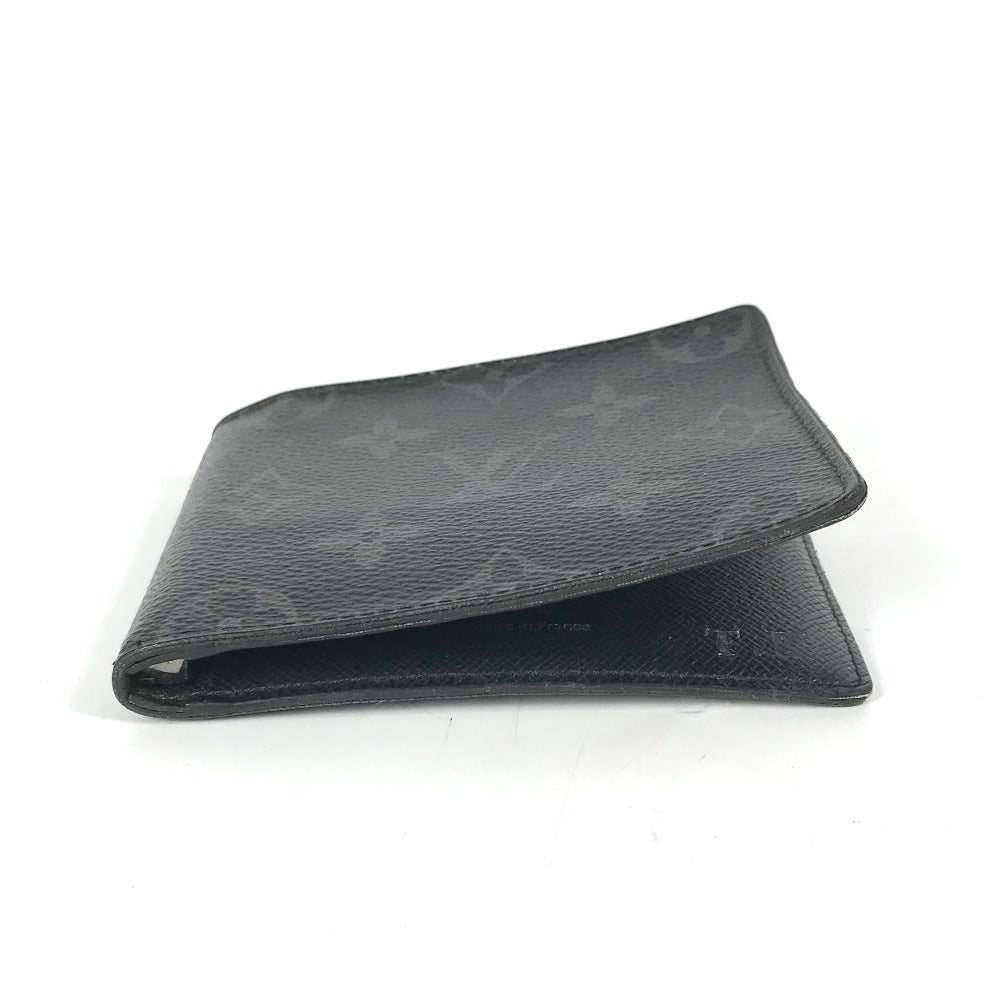LOUIS VUITTON M62480 モノグラムエクリプス ポルトフォイユパンス 札入れ コンパクトウォレット マネークリップ付き 2つ折り財布 モノグラムエクリプスキャンバス メンズ ブラック