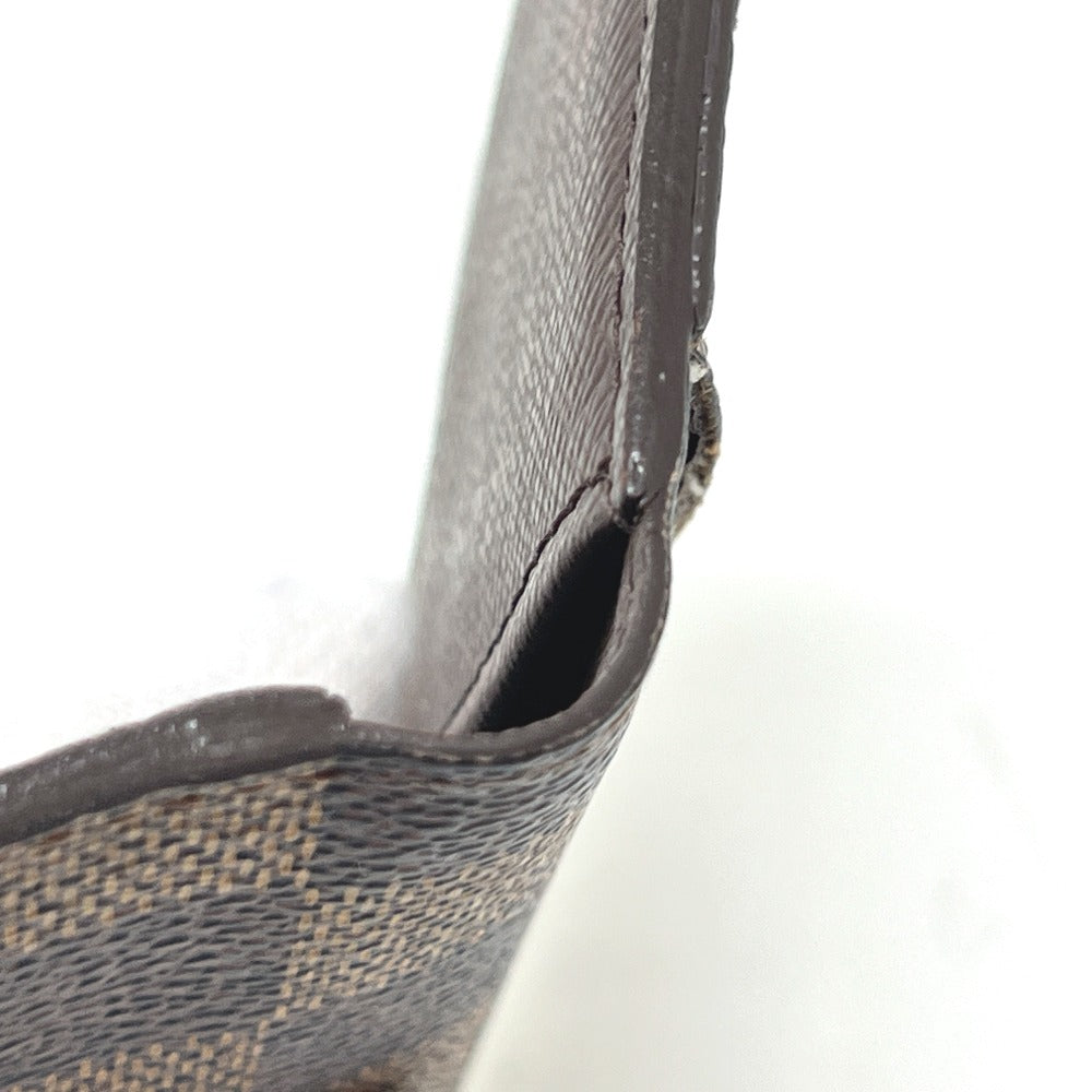 LOUIS VUITTON M60502 オーガナイザー ドゥ ポッシュ 名刺入れ ICケース カードケース ダミエキャンバス レディース エベヌ ブラウン