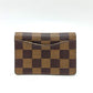 LOUIS VUITTON M60502 オーガナイザー ドゥ ポッシュ 名刺入れ ICケース カードケース ダミエキャンバス レディース エベヌ ブラウン