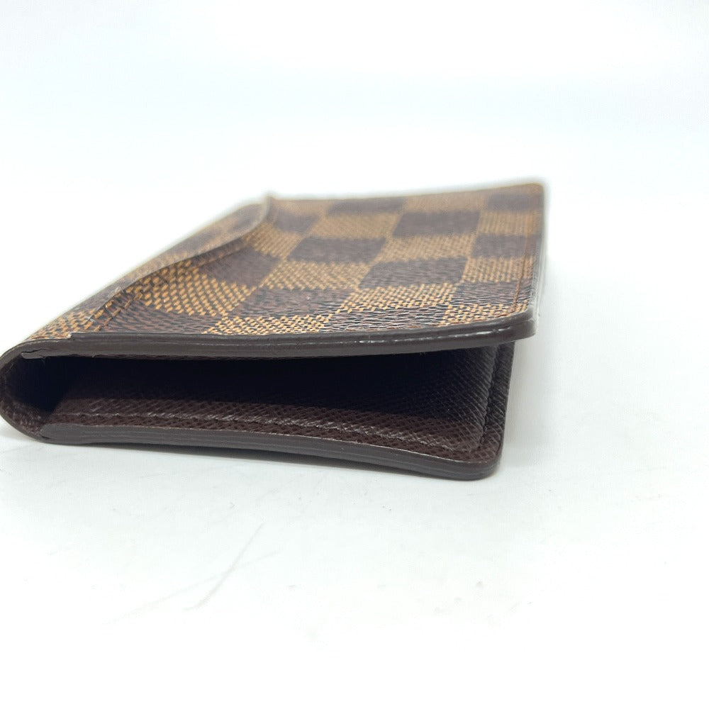 LOUIS VUITTON M60502 オーガナイザー ドゥ ポッシュ 名刺入れ ICケース カードケース ダミエキャンバス レディース エベヌ ブラウン