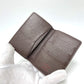 LOUIS VUITTON M60502 オーガナイザー ドゥ ポッシュ 名刺入れ ICケース カードケース ダミエキャンバス レディース エベヌ ブラウン