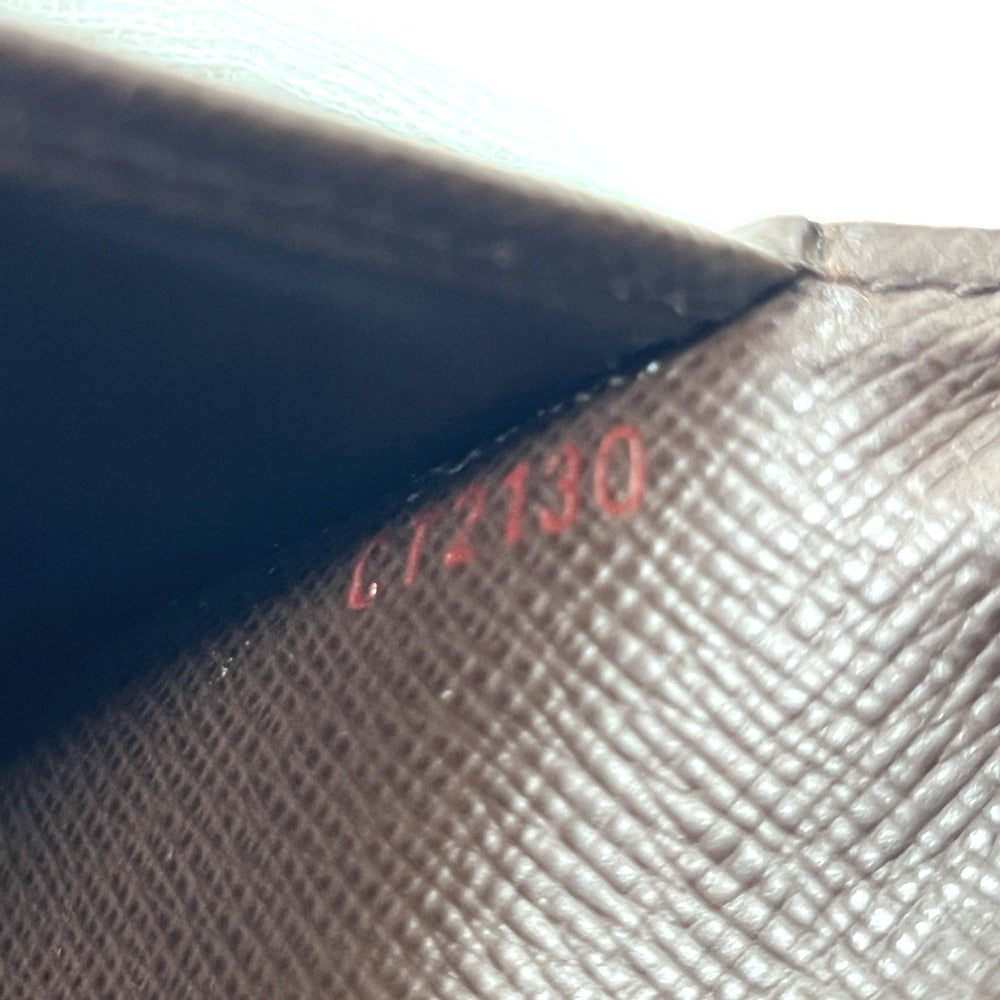 LOUIS VUITTON M60502 オーガナイザー ドゥ ポッシュ 名刺入れ ICケース カードケース ダミエキャンバス レディース エベヌ ブラウン