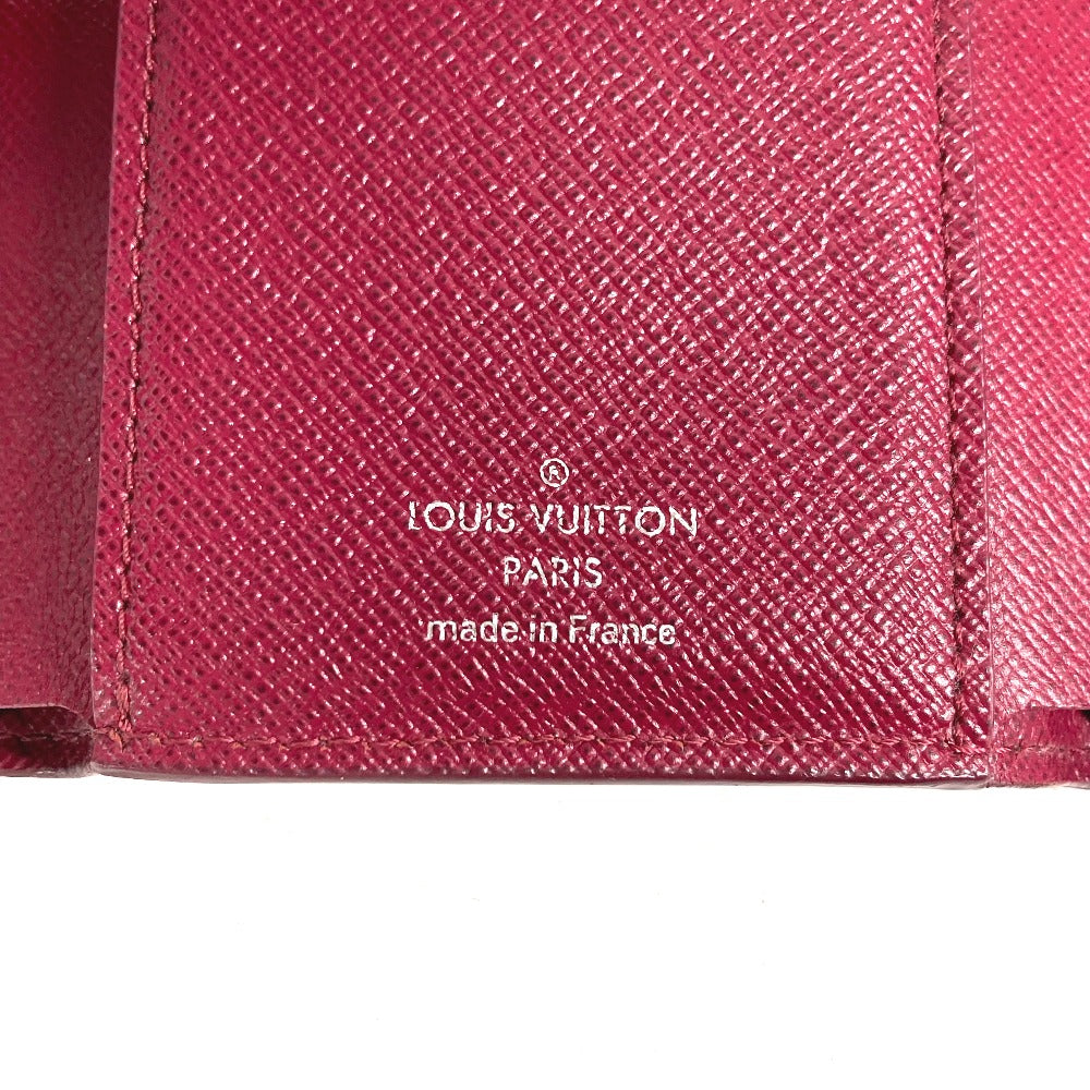 LOUIS VUITTON M62171 エピ ポルトフォイユ・ヴィクトリーヌ コンパクトウォレット 3つ折り財布 エピレザー レディース フューシャ パープル