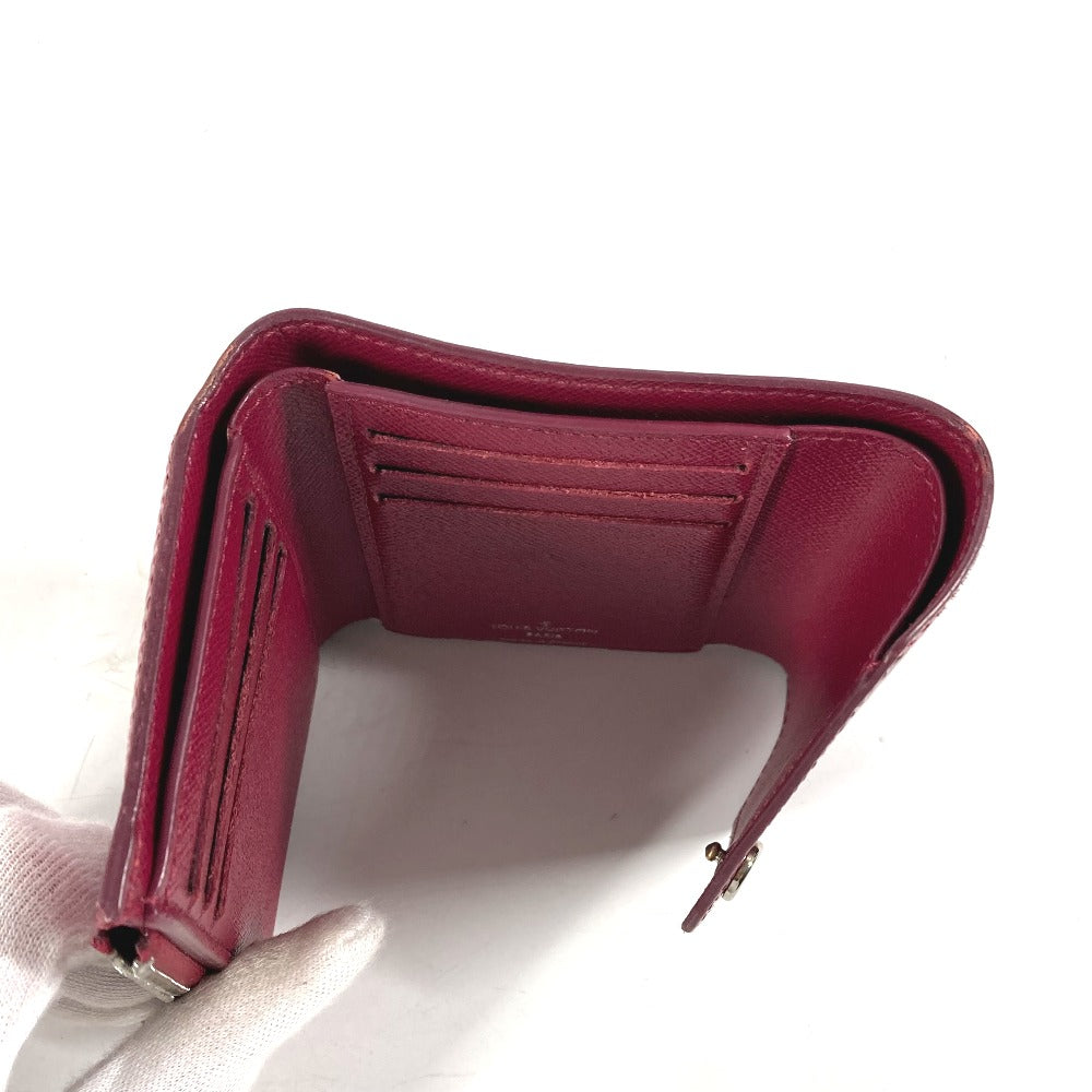 LOUIS VUITTON M62171 エピ ポルトフォイユ・ヴィクトリーヌ コンパクトウォレット 3つ折り財布 エピレザー レディース フューシャ パープル