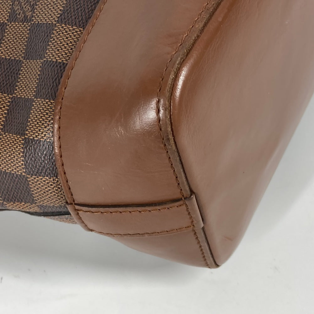 LOUIS VUITTON N41544 Damier Diane Crossbody Bucket Shoulder Bag in Damier Canvas, Brown, Women's