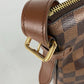 LOUIS VUITTON N41544 Damier Diane Crossbody Bucket Shoulder Bag in Damier Canvas, Brown, Women's