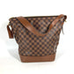 LOUIS VUITTON N41544 Damier Diane Crossbody Bucket Shoulder Bag in Damier Canvas, Brown, Women's