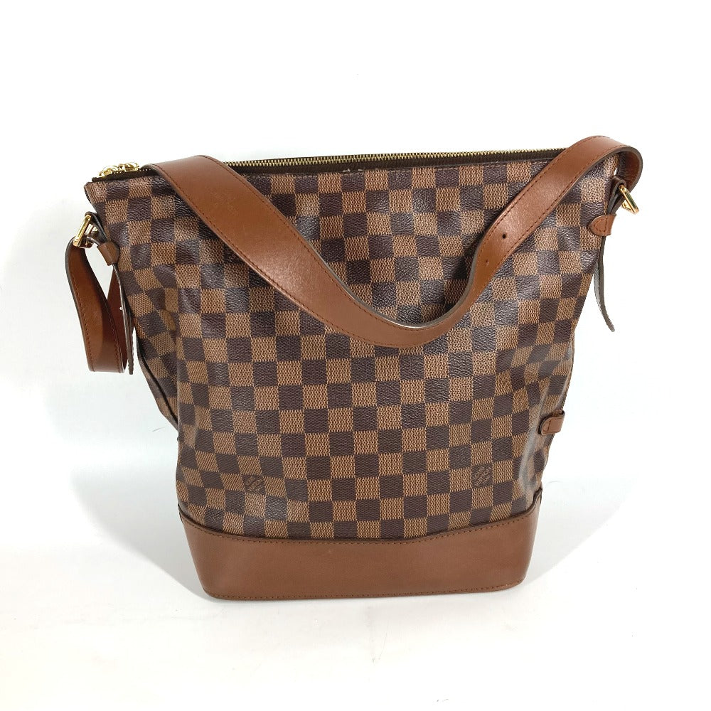 LOUIS VUITTON N41544 Damier Diane Crossbody Bucket Shoulder Bag in Damier Canvas, Brown, Women's