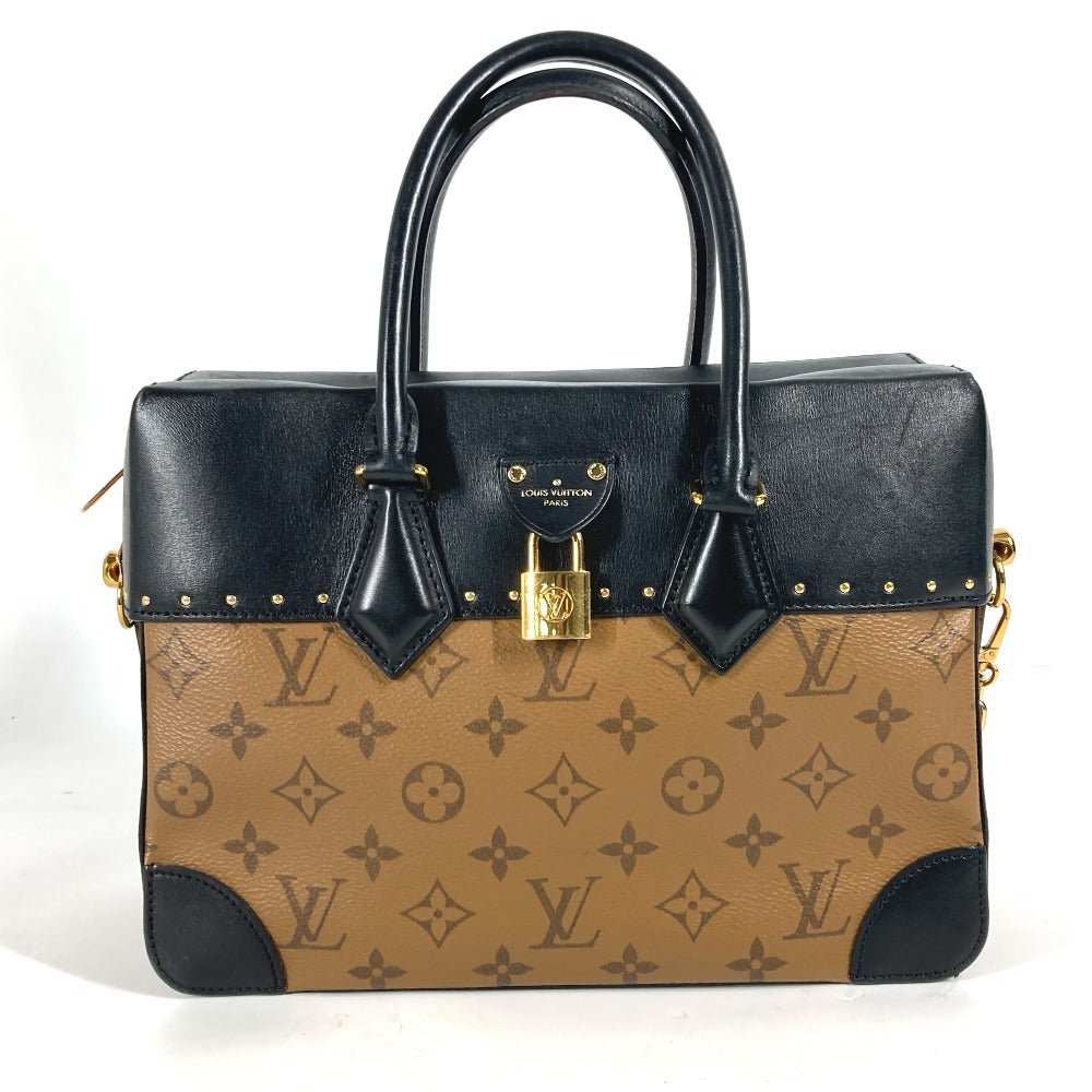 LOUIS VUITTON M43595 モノグラム リバース シティマル ミニボストンバッグ カバン チェーン ハンドバッグ モノグラムリバースキャンバス レディース ベージュ