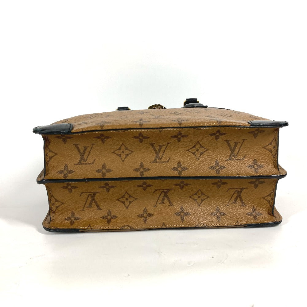 LOUIS VUITTON M43595 モノグラム リバース シティマル ミニボストンバッグ カバン チェーン ハンドバッグ モノグラムリバースキャンバス レディース ベージュ