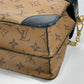 LOUIS VUITTON M43595 モノグラム リバース シティマル ミニボストンバッグ カバン チェーン ハンドバッグ モノグラムリバースキャンバス レディース ベージュ