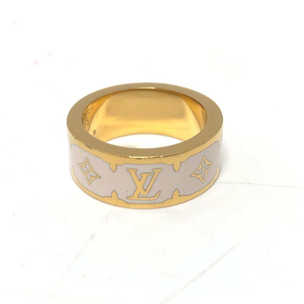 LOUIS VUITTON M1565S リング・ナノ グラム エナメル リング・指輪 メタル レディース ホワイト