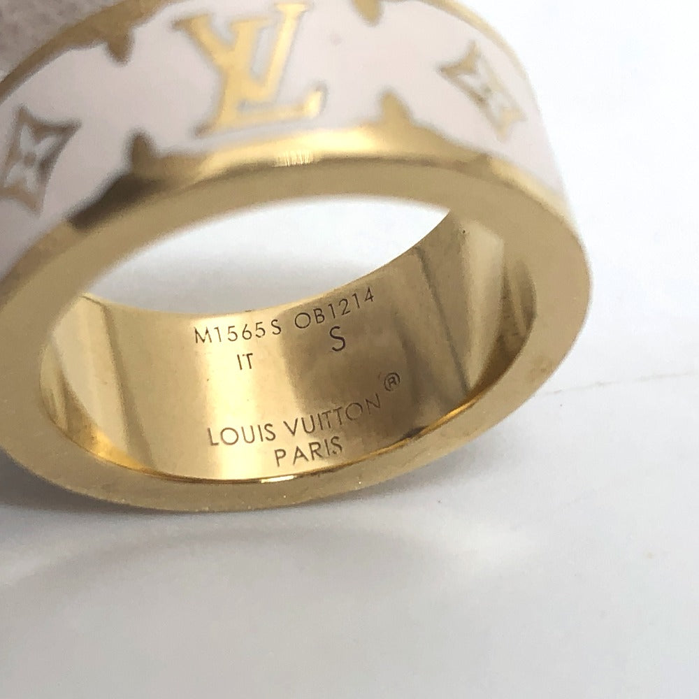 LOUIS VUITTON M1565S リング・ナノ グラム エナメル リング・指輪 メタル レディース ホワイト