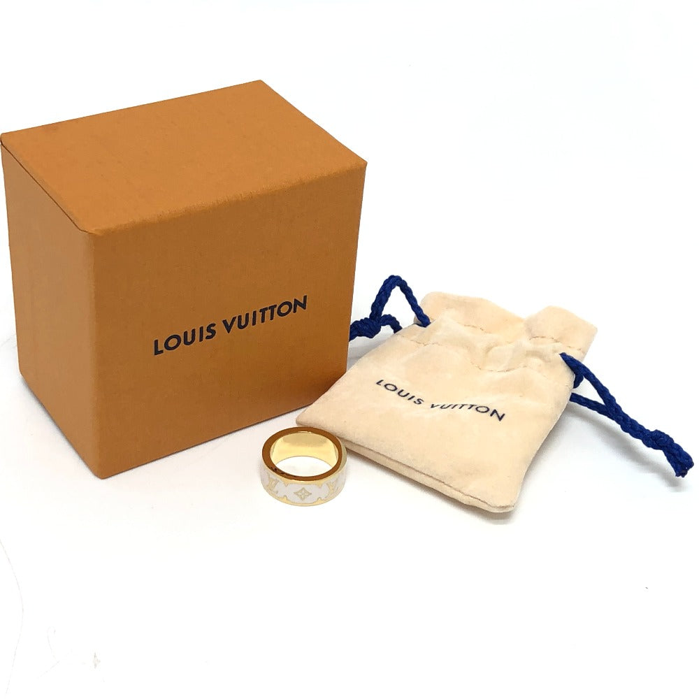LOUIS VUITTON M1565S リング・ナノ グラム エナメル リング・指輪 メタル レディース ホワイト