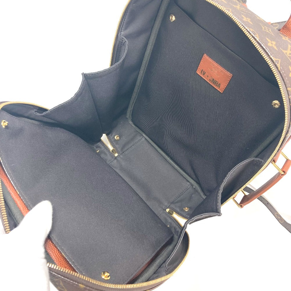 LOUIS VUITTON M45784 NBAコラボ シューズボックス バックパック カバン バックパック リュックサック モノグラムキャンバス メンズ ブラウン