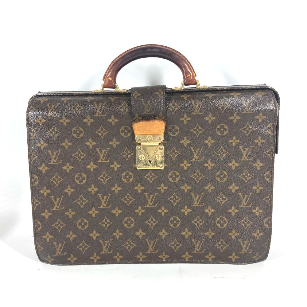 LOUIS VUITTON M53305 モノグラム セルヴィエット フェルモワール 書類バッグ カバン ブリーフケース ビジネスバッグ モノグラムキャンバス メンズ ブラウン