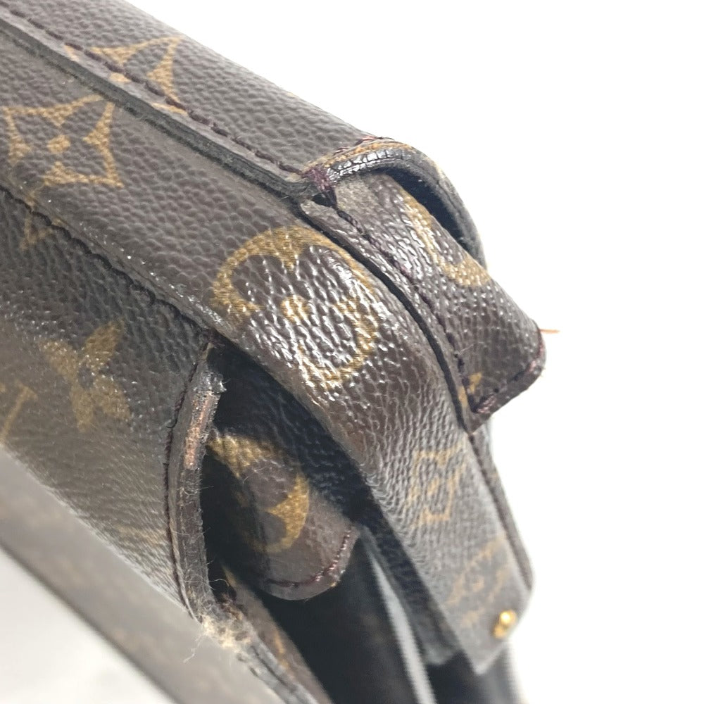 LOUIS VUITTON M53305 モノグラム セルヴィエット フェルモワール 書類バッグ カバン ブリーフケース ビジネスバッグ モノグラムキャンバス メンズ ブラウン