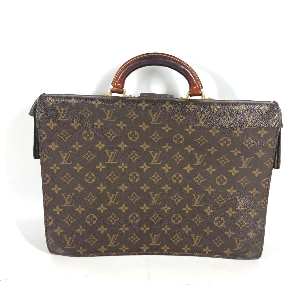 LOUIS VUITTON M53305 モノグラム セルヴィエット フェルモワール 書類バッグ カバン ブリーフケース ビジネスバッグ モノグラムキャンバス メンズ ブラウン