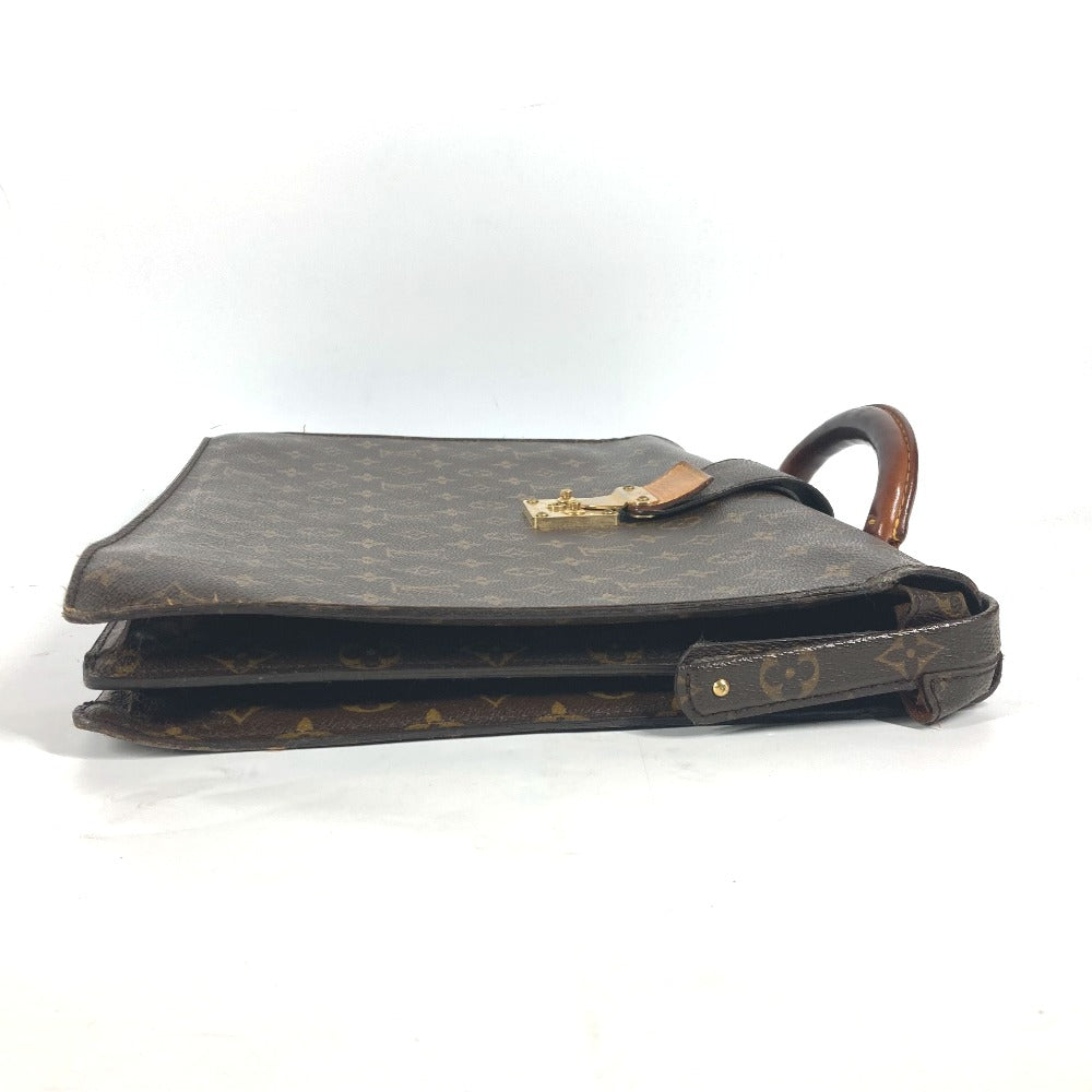 LOUIS VUITTON M53305 モノグラム セルヴィエット フェルモワール 書類バッグ カバン ブリーフケース ビジネスバッグ モノグラムキャンバス メンズ ブラウン