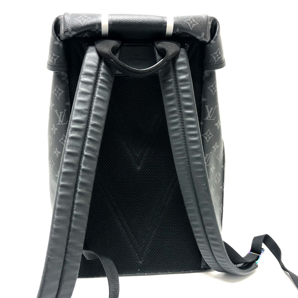 LOUIS VUITTON M43409 エクリプス 藤原ヒロシ ザック フラグメント HIROSHI FUJIWARA コラボ カバン バッグ バックパック リュックサック キャンバス ユニセックス ブラック - brandshop-reference