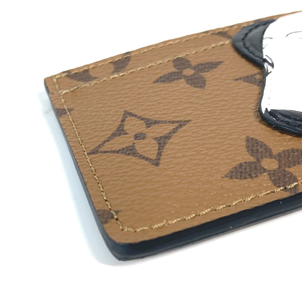LOUIS VUITTON M83691 モノグラムリバース カードケース ポルト カルト・サーンプル 名刺入れ パスケース カードケース モノグラムリバースキャンバス レディース ブラウン - brandshop-reference