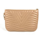 LOUIS VUITTON M68478 ニューウエーブ ポシェットジップ カバン ポーチ ストラップ付 クラッチバッグ レザー レディース ベージュ - brandshop-reference