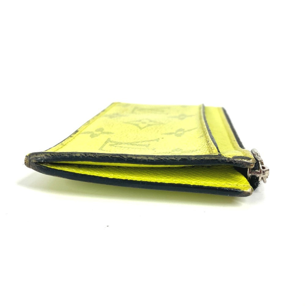 LOUIS VUITTON M30950 Taigalama Coin card-holder Wallet Coin Compartment coin purse Taiga Leather / MonogramCanvas yellow Used