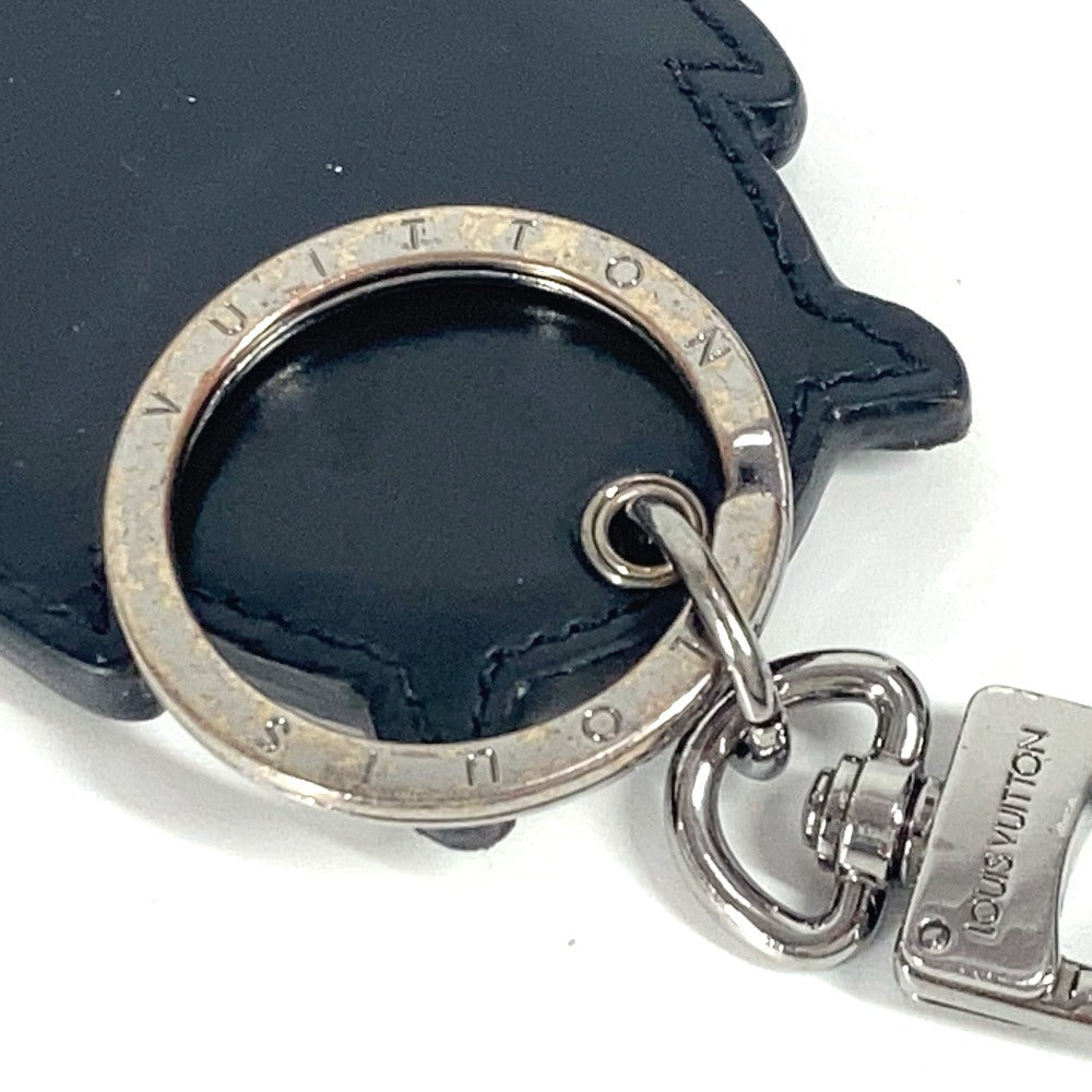LOUIS VUITTON M69482 モノグラムエクリプス ポルト クレ・オウル バッグチャーム　フクロウ キーホルダー モノグラムエクリプスキャンバス ユニセックス ブラック