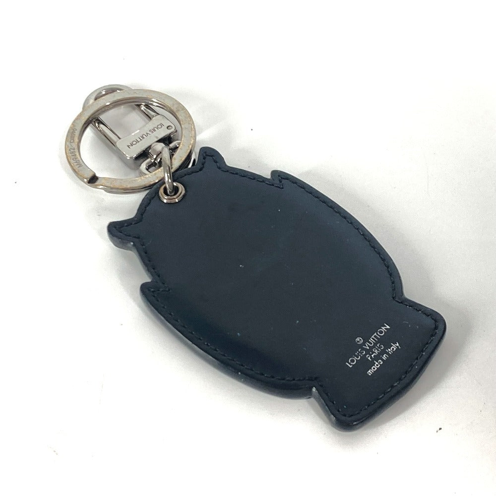 LOUIS VUITTON M69482 モノグラムエクリプス ポルト クレ・オウル バッグチャーム　フクロウ キーホルダー モノグラムエクリプスキャンバス ユニセックス ブラック