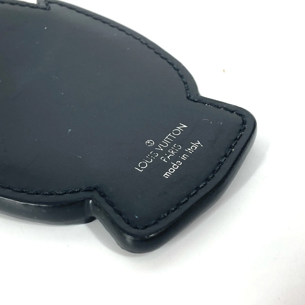 LOUIS VUITTON M69482 モノグラムエクリプス ポルト クレ・オウル バッグチャーム　フクロウ キーホルダー モノグラムエクリプスキャンバス ユニセックス ブラック