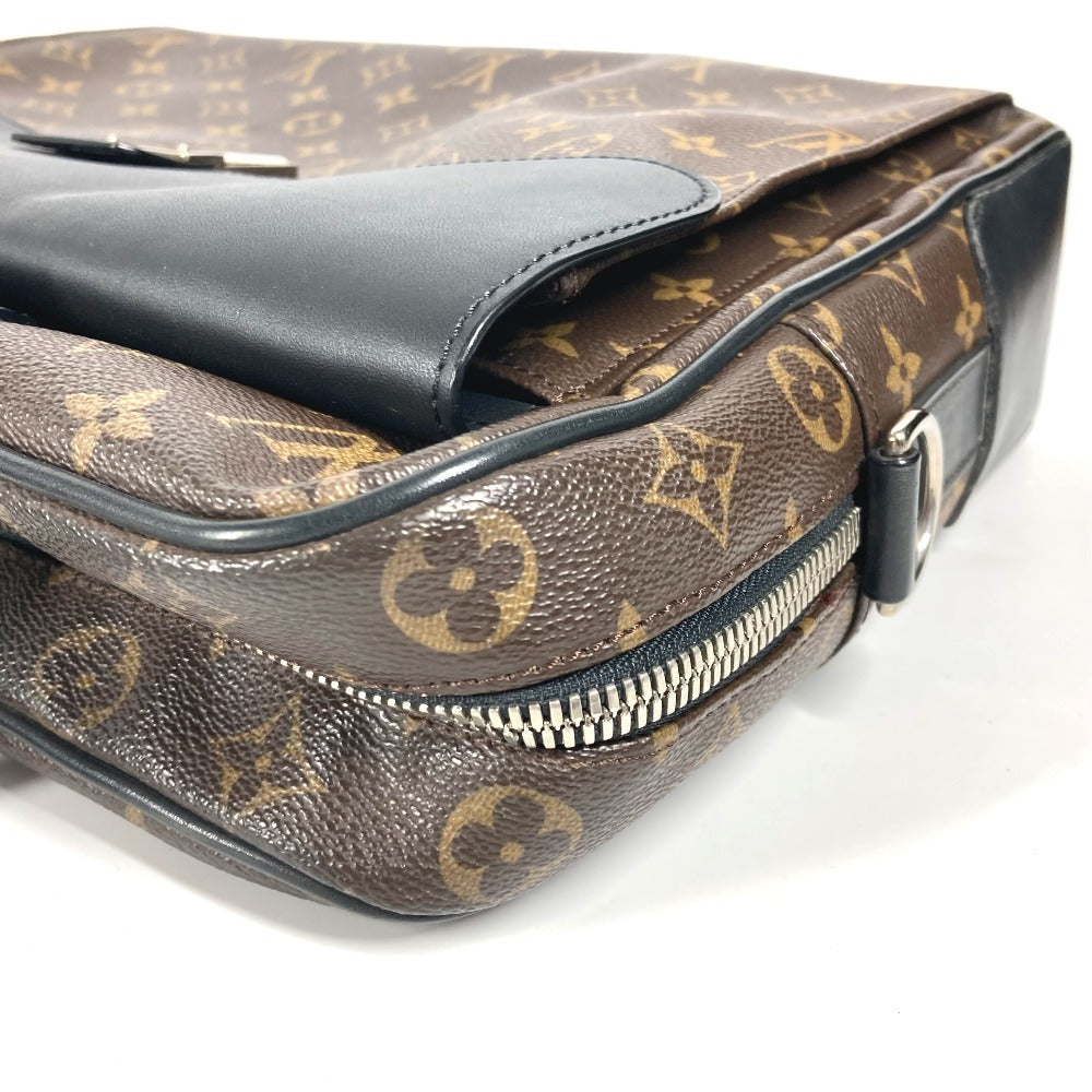 LOUIS VUITTON M56719 モノグラムマカサー ソフト ブリーフケース 2WAYバッグ ショルダーバッグ カバン 書類バッグ ビジネスバッグ モノグラムマカサーキャンバス メンズ ブラウン
