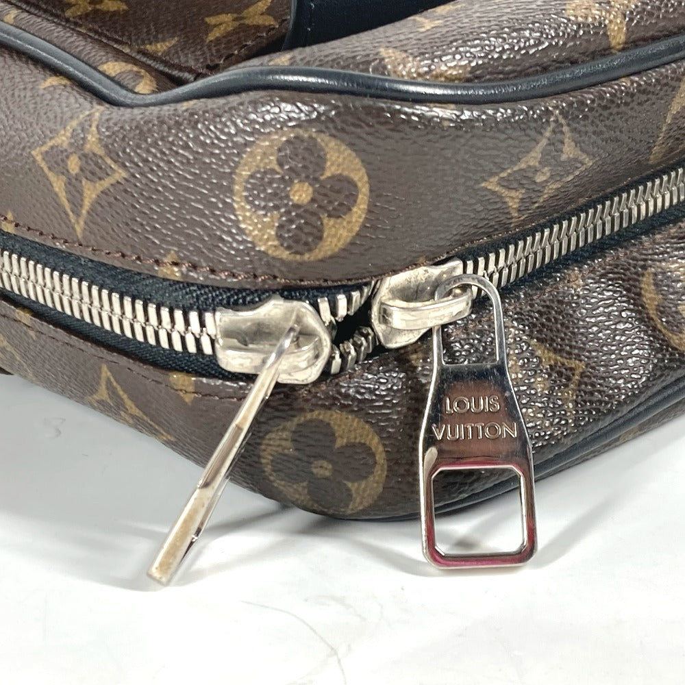 LOUIS VUITTON M56719 モノグラムマカサー ソフト ブリーフケース 2WAYバッグ ショルダーバッグ カバン 書類バッグ ビジネスバッグ モノグラムマカサーキャンバス メンズ ブラウン