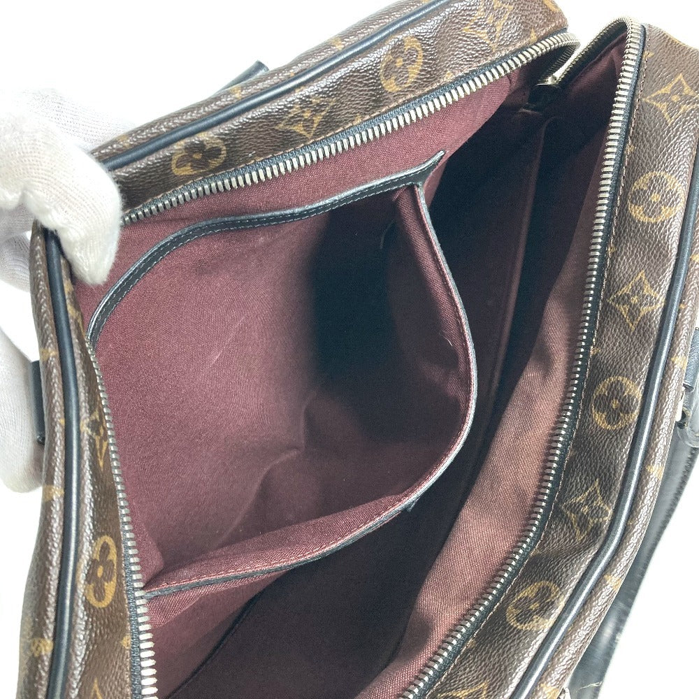LOUIS VUITTON M56719 モノグラムマカサー ソフト ブリーフケース 2WAYバッグ ショルダーバッグ カバン 書類バッグ ビジネスバッグ モノグラムマカサーキャンバス メンズ ブラウン