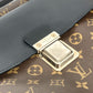 LOUIS VUITTON M56719 モノグラムマカサー ソフト ブリーフケース 2WAYバッグ ショルダーバッグ カバン 書類バッグ ビジネスバッグ モノグラムマカサーキャンバス メンズ ブラウン