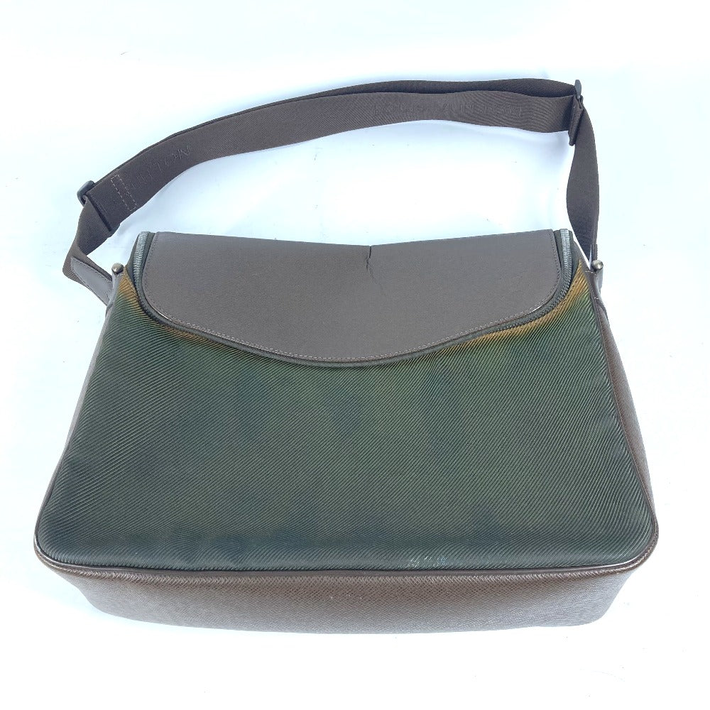 LOUIS VUITTON M30868 タイガ タイミール 斜め掛け カバン メッセンジャーバッグ ショルダーバッグ タイガレザー メンズ グリズリ ブラウン