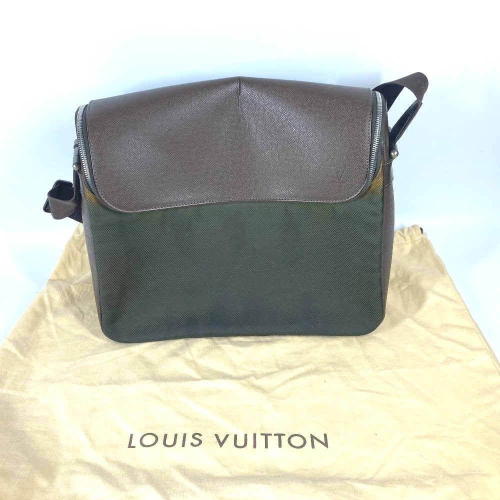 LOUIS VUITTON M30868 タイガ タイミール 斜め掛け カバン メッセンジャーバッグ ショルダーバッグ タイガレザー メンズ グリズリ ブラウン