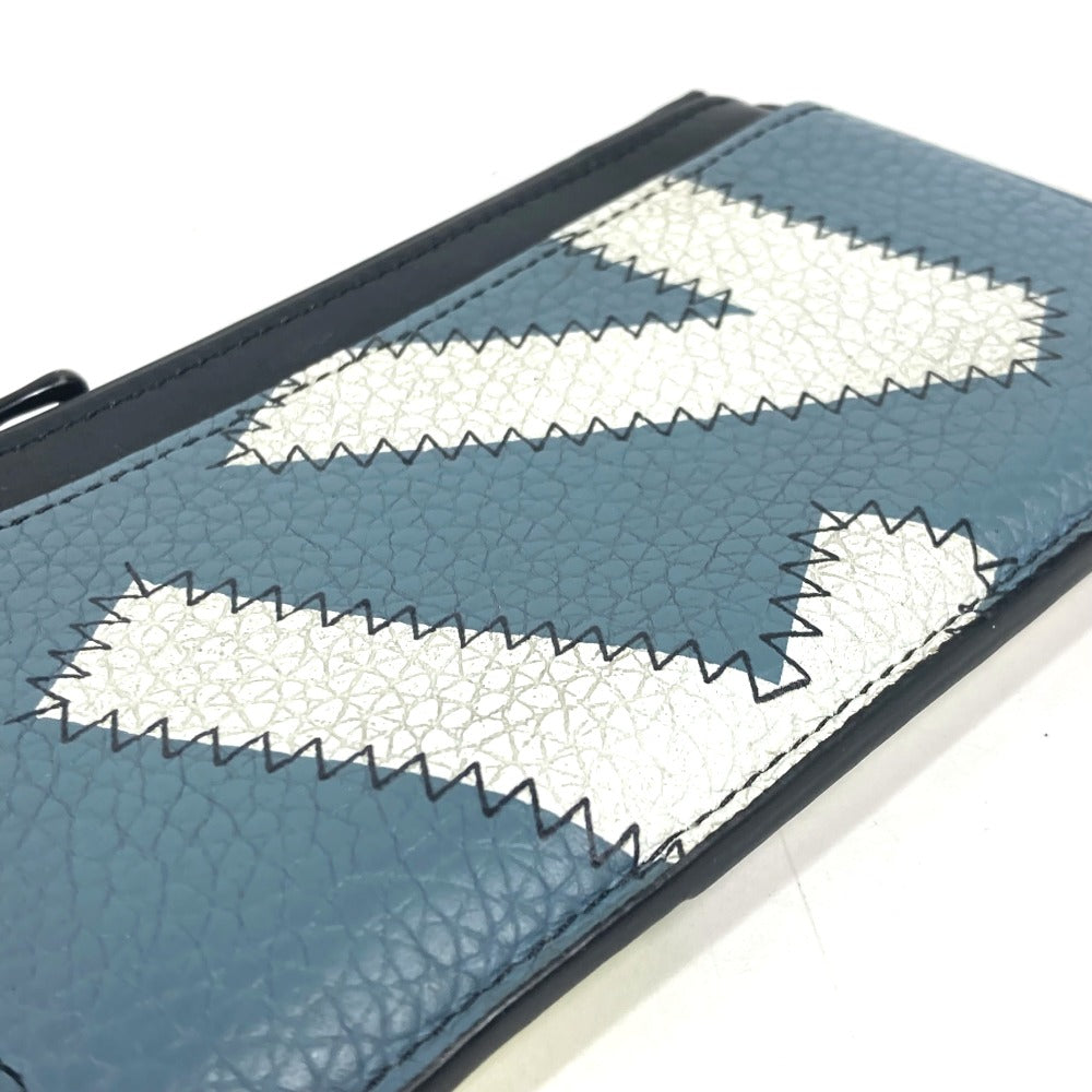 LOUIS VUITTON M81314 コインカードホルダー 財布 フラグメントケース 小銭入れ コインケース レザー メンズ ブルー