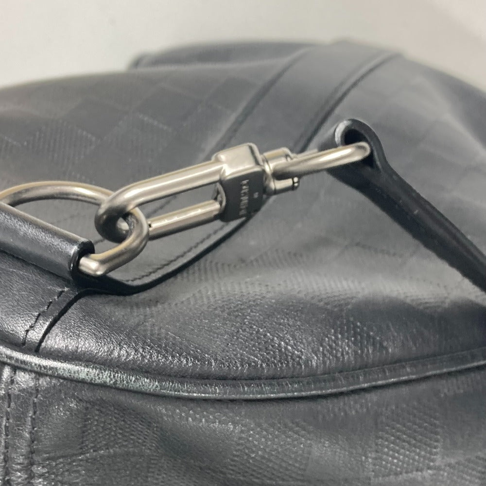 LOUIS VUITTON N41145 ダミエアンフィニ キーポル バンドリエール 45 2WAYバッグ トラベルバッグ 旅行バッグ ショルダーバッグ カバン バッグ ボストンバッグ ダミエアンフィニレザー ユニセックス オニキス ブラック