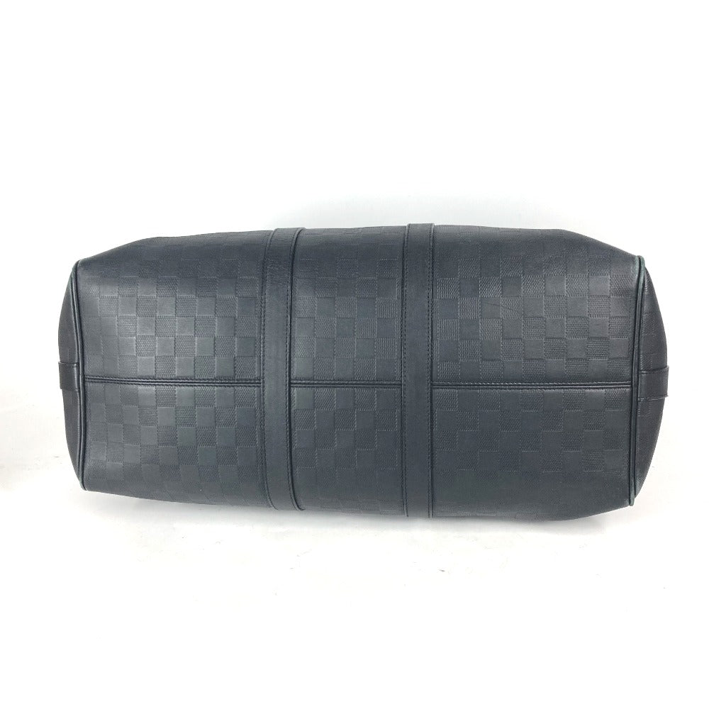 LOUIS VUITTON N41145 ダミエアンフィニ キーポル バンドリエール 45 2WAYバッグ トラベルバッグ 旅行バッグ ショルダーバッグ カバン バッグ ボストンバッグ ダミエアンフィニレザー ユニセックス オニキス ブラック