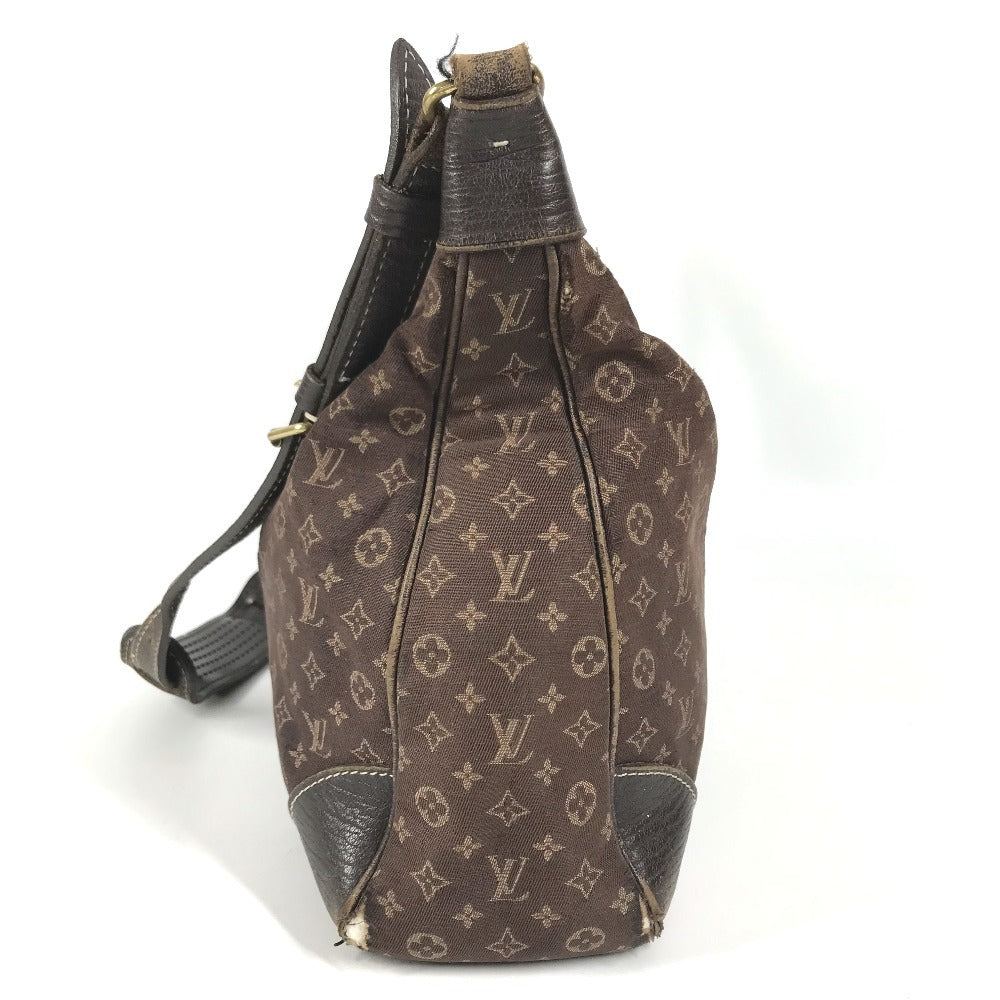 LOUIS VUITTON M95225 Monogram Mini-Lin Boulogne Crossbody bag Shoulder Bag Monogram Mini-LinCanvas Brown Used