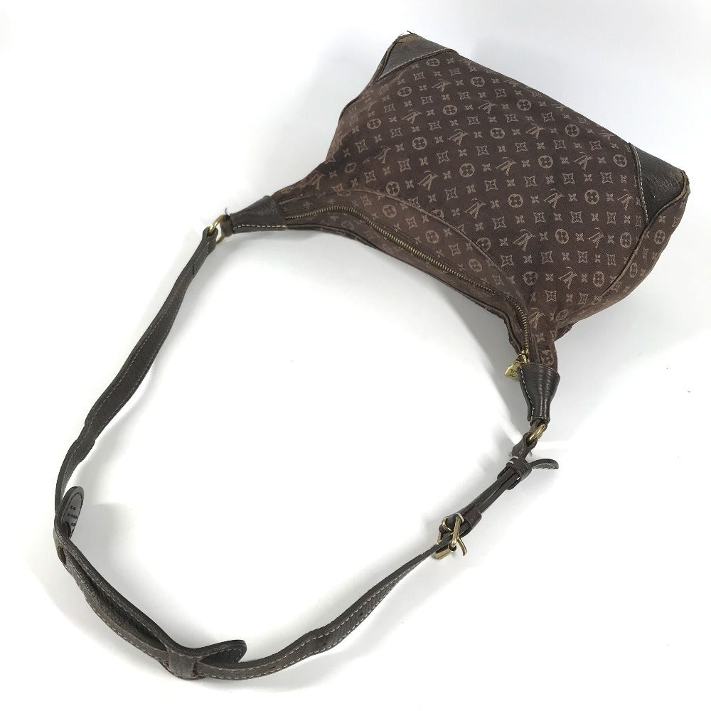 LOUIS VUITTON M95225 Monogram Mini-Lin Boulogne Crossbody bag Shoulder Bag Monogram Mini-LinCanvas Brown Used