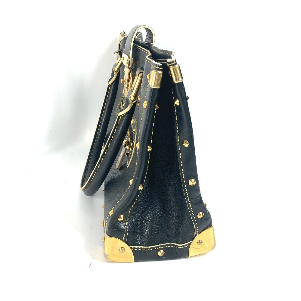 LOUIS VUITTON M91812 スハリ ファビュロー　スタッズ 肩掛け カバン トートバッグ ショルダーバッグ トートバッグ スハリレザー レディース ブラック