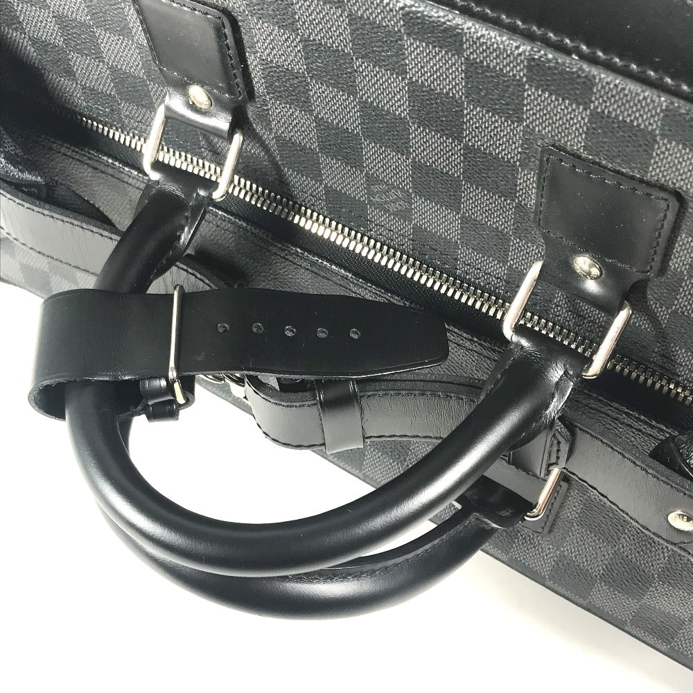 LOUIS VUITTON N41161 ダミエグラフィット グリモ 旅行バッグ トラベルバッグ ハンドバッグ カバン ボストンバッグ ダミエグラフィットキャンバス メンズ ブラック
