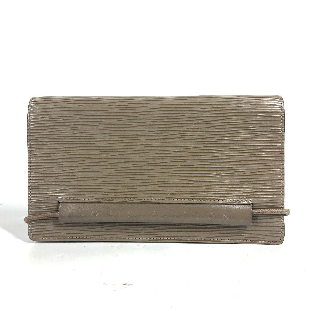 LOUIS VUITTON R2018C Epi Agenda Horizontal Elastic System Planner, Bifold, Epi Leather Cover, Unisex, Greige
