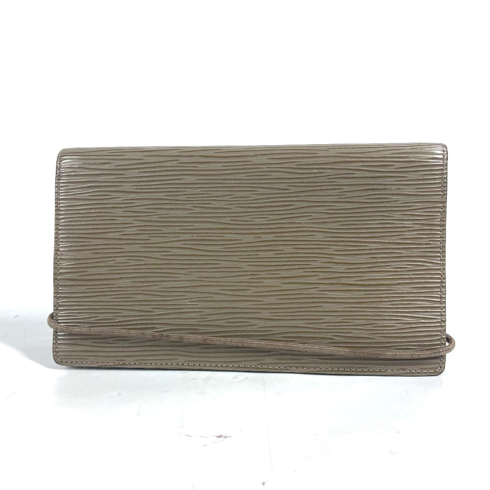 LOUIS VUITTON R2018C Epi Agenda Horizontal Elastic System Planner, Bifold, Epi Leather Cover, Unisex, Greige