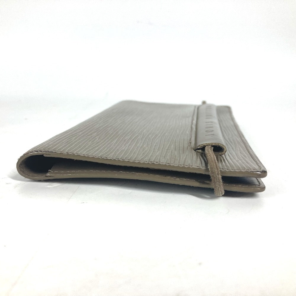 LOUIS VUITTON R2018C Epi Agenda Horizontal Elastic System Planner, Bifold, Epi Leather Cover, Unisex, Greige